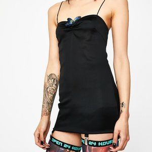 Black Mini Dress with Butterfly (current mood)